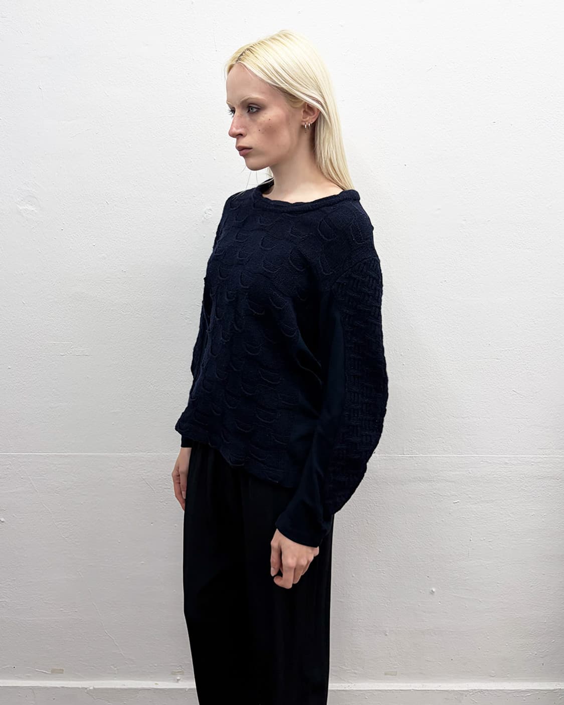 츠모리 치사토 패널 벌룬 니트 상품이미지3