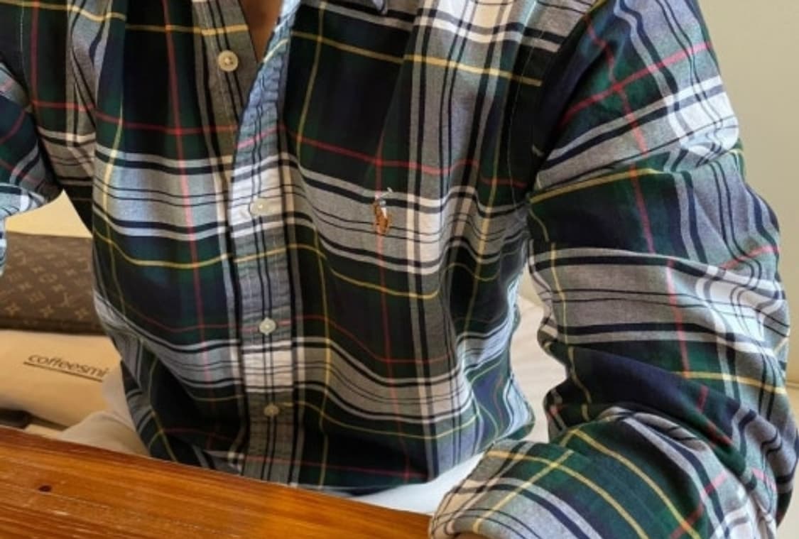 [M] 폴로 봉태규 타탄체크 셔츠 클래식 상품이미지2