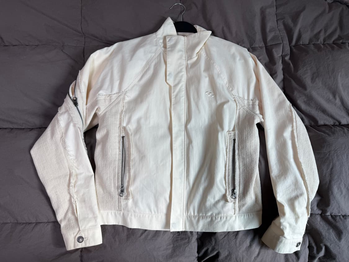 SANSANGEAR AFFINE CURVE JACKET IVORY 상품이미지1