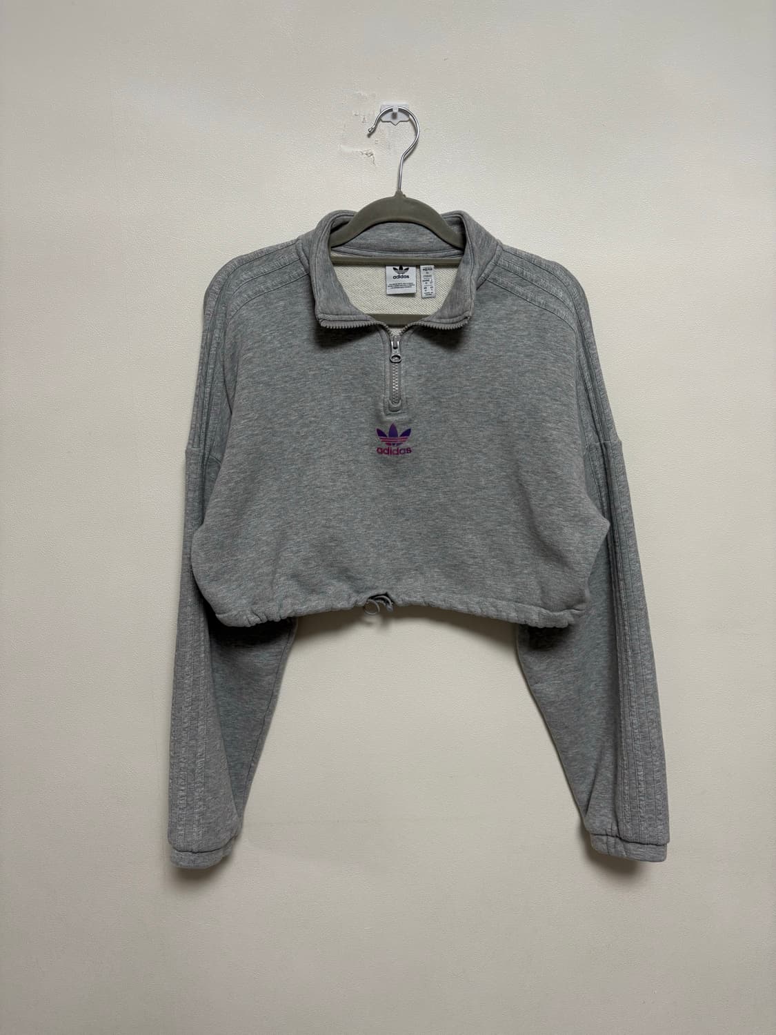 아디다스 스트링 크롭 아노락 맨투맨 상품이미지2