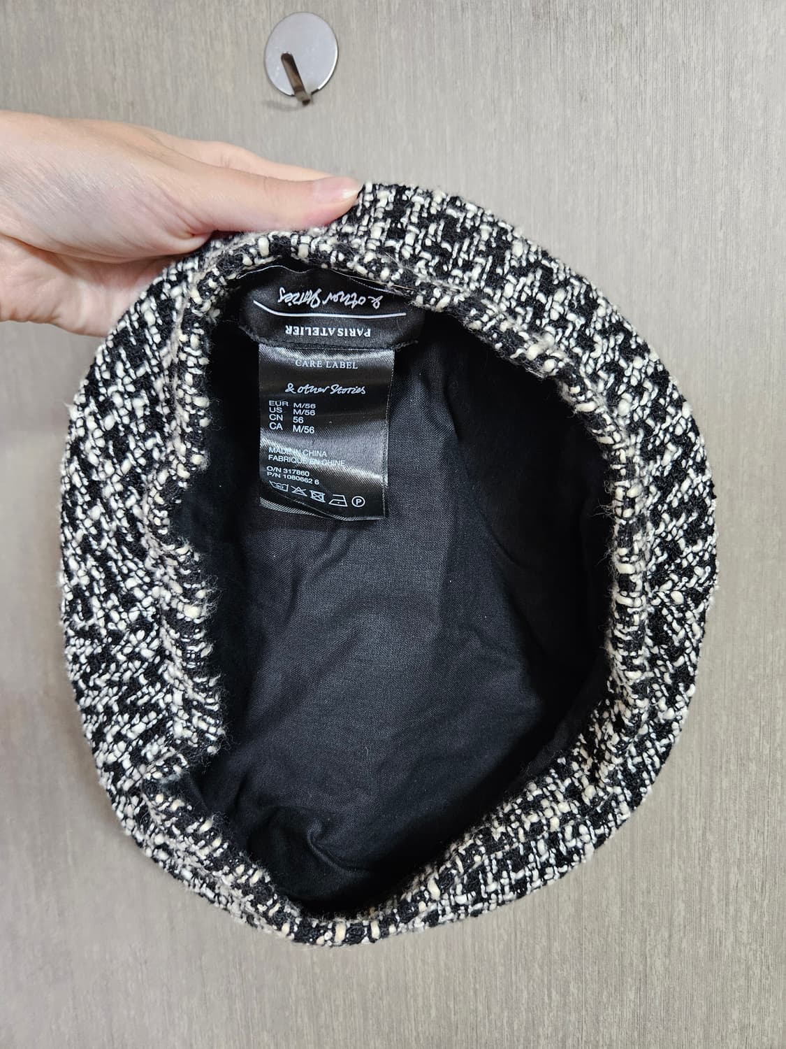 앤아더스토리즈 양모 베레모 판매합니다 상품이미지2