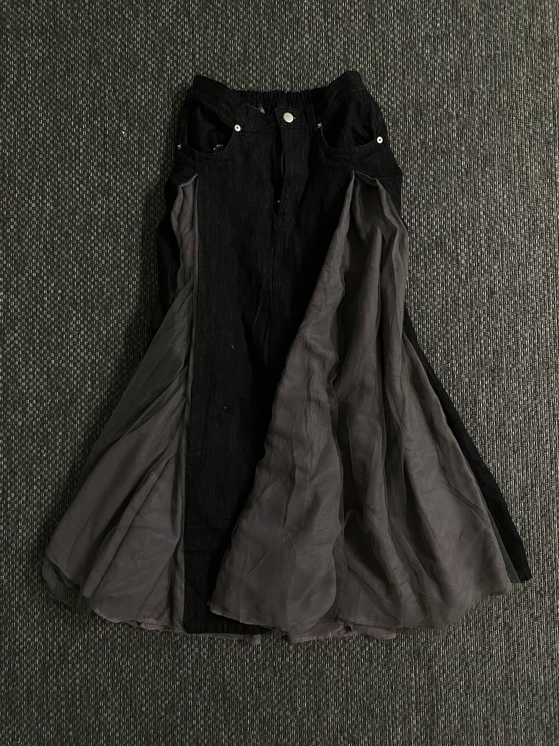  Denim Layered Skirts 상품이미지4