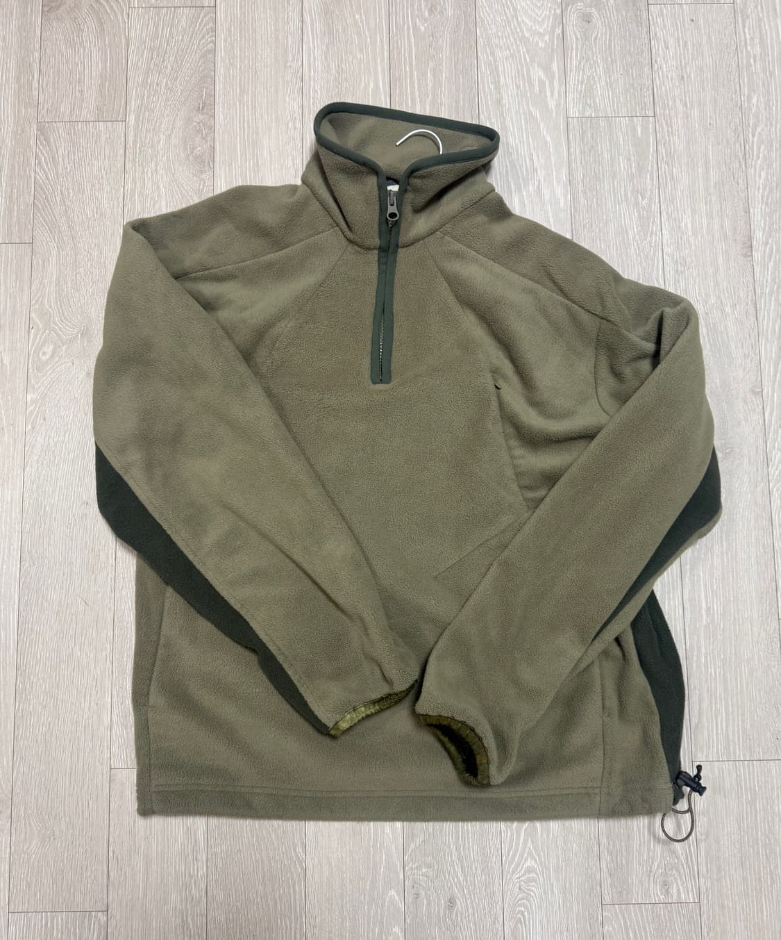 [XS] 엑슬림 xlim ep6 하프집업 후리스 카키 상품이미지2