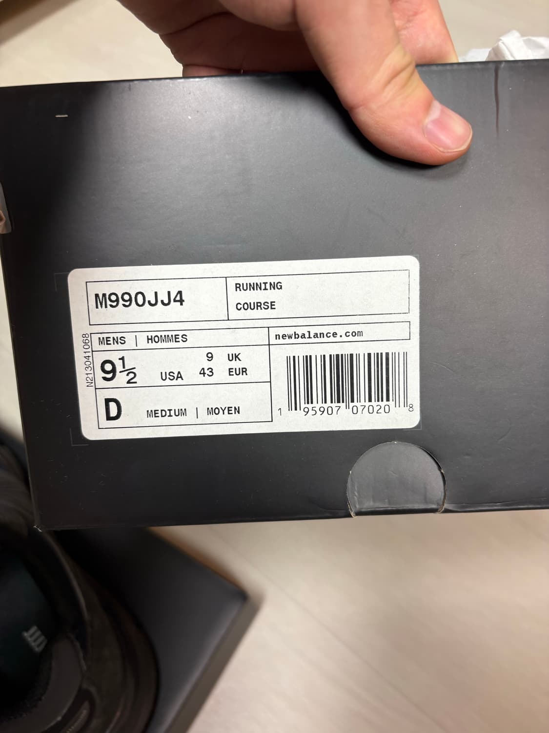 뉴발란스 자운드 990 v4 275 네이비 상품이미지6