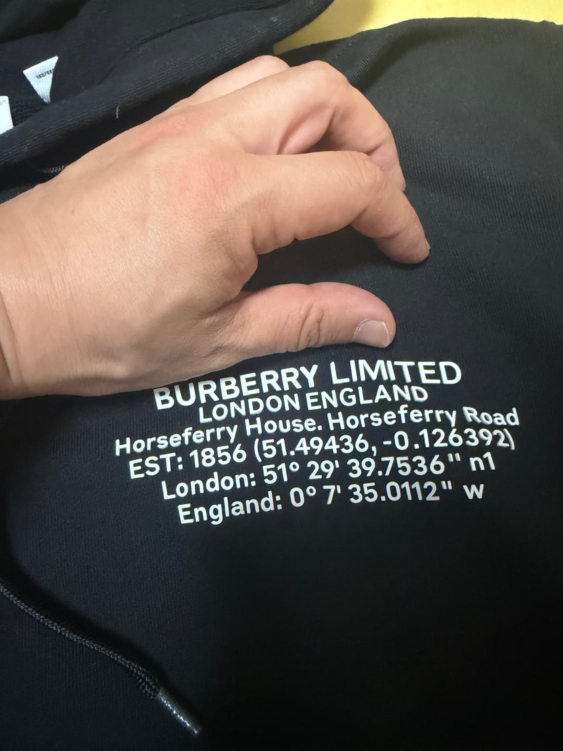 Burberry 버버리 리미티드 에디션 로고 후드 티셔츠 100L  상품이미지4