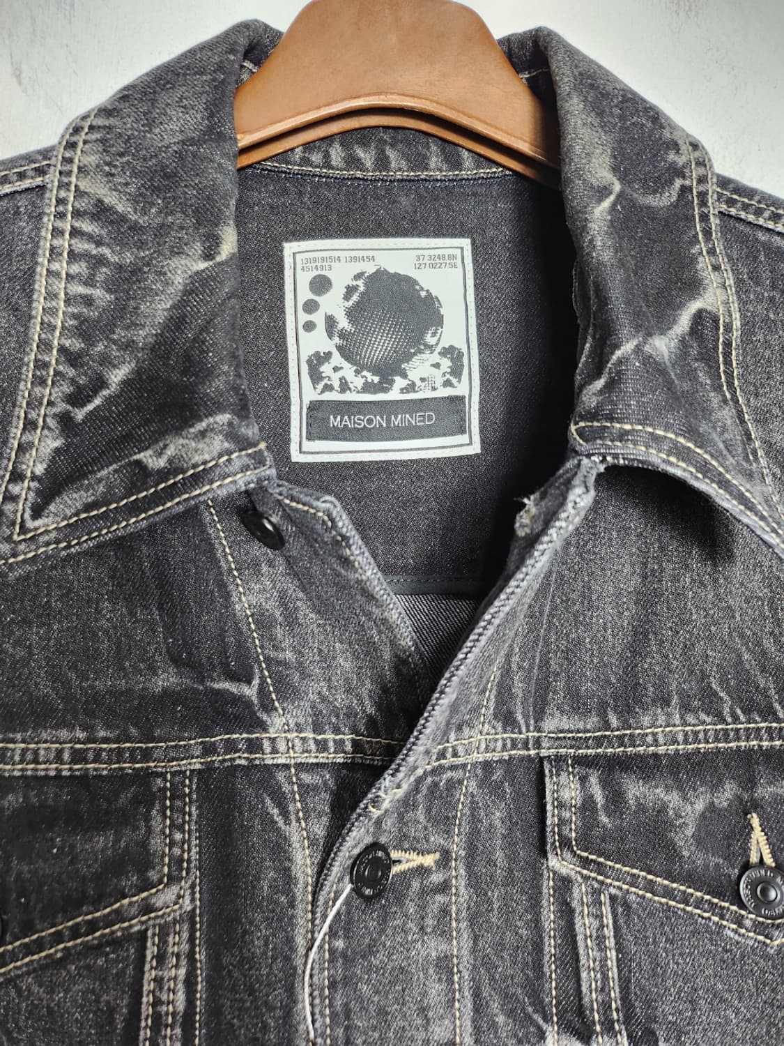 메종미네드 데님 자켓 상품이미지3
