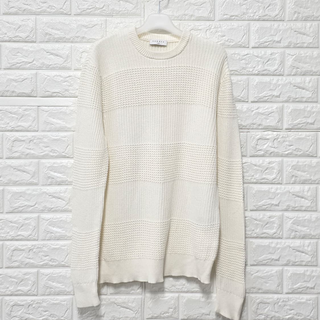 택포) 산드로 아이보리 니트 L 상품이미지1