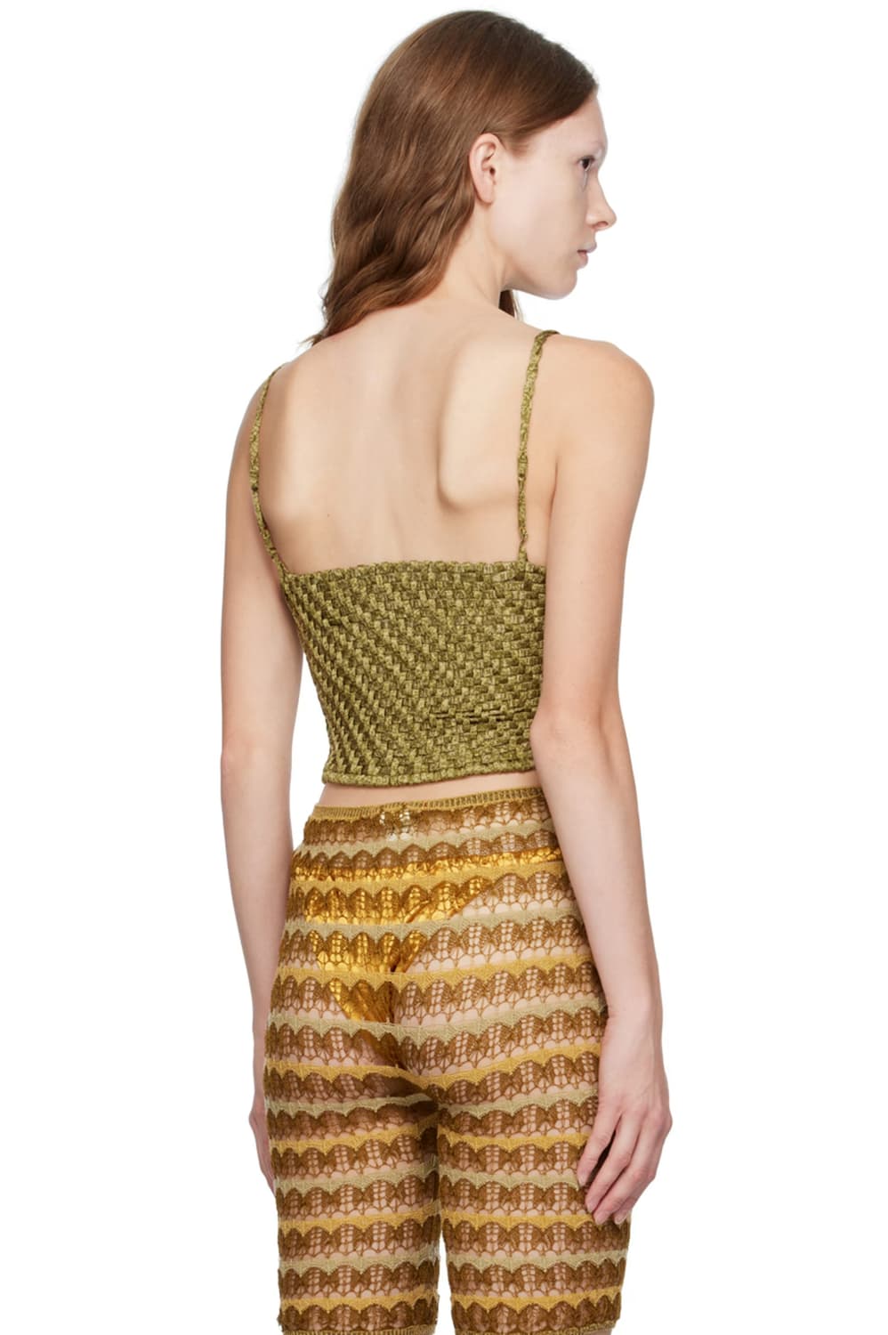 ISA BOULDER 탑 Green Tank Top 상품이미지3