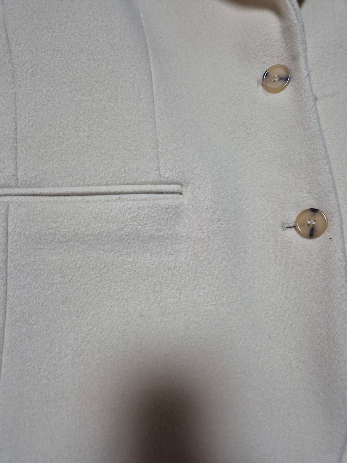 파사드패턴 버터 울 블레이저 코트 m 상품이미지4