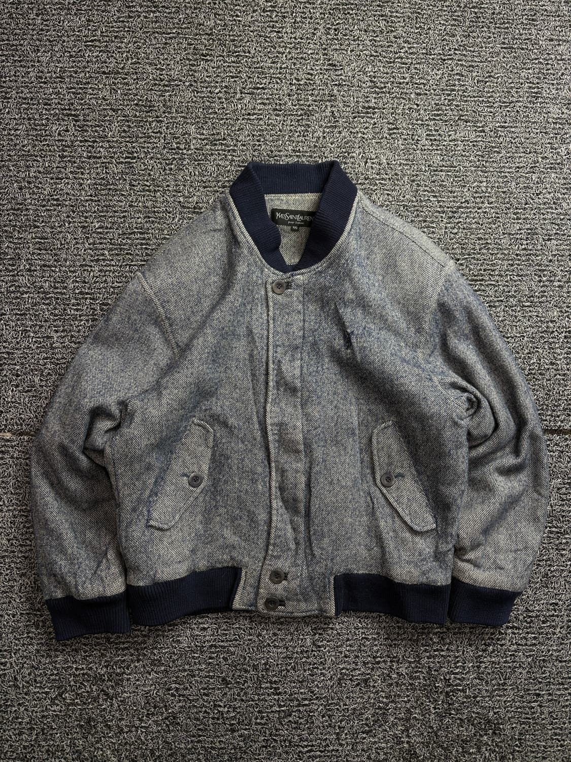 90s 입생로랑 아카이브 헤링번 울 봄버 자켓 2180 상품이미지2