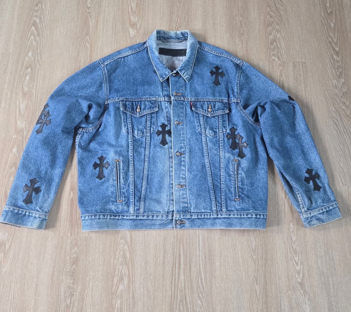 크롬하츠X리바이스 커스텀 데님자켓 상품이미지1