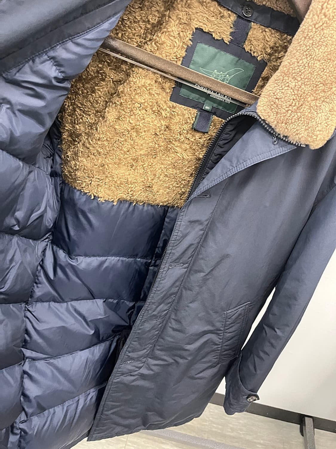 105) 헨리코튼 양털 구스 파일럿코트  상품이미지8