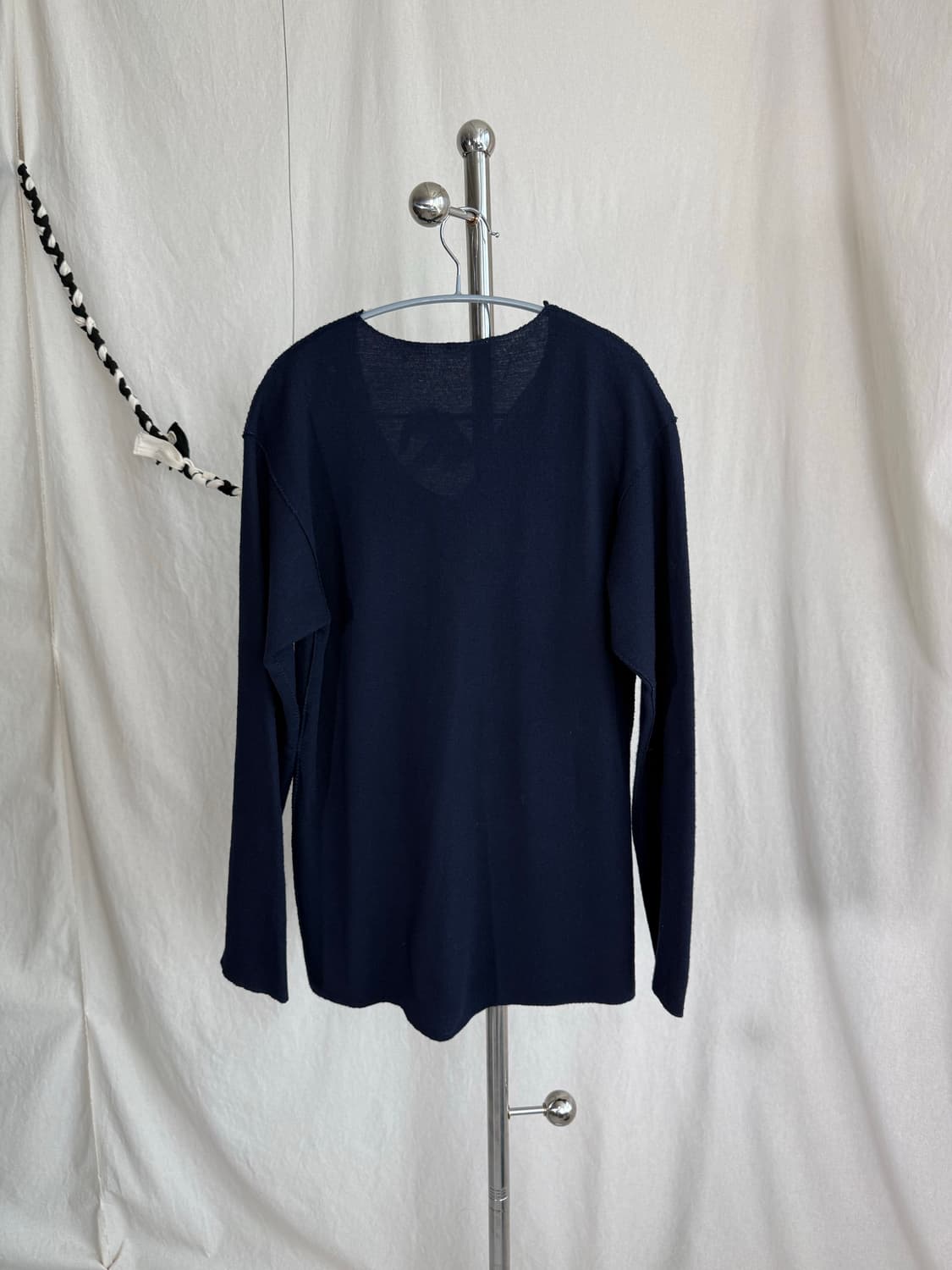 Comme des Garcons 비대칭 절개 니트 탑 상품이미지7