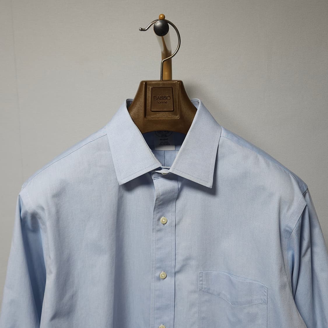 15 1/2 ) 브룩스 브라더스 Regent 슬림핏 셔츠 스카이 블루 상품이미지1