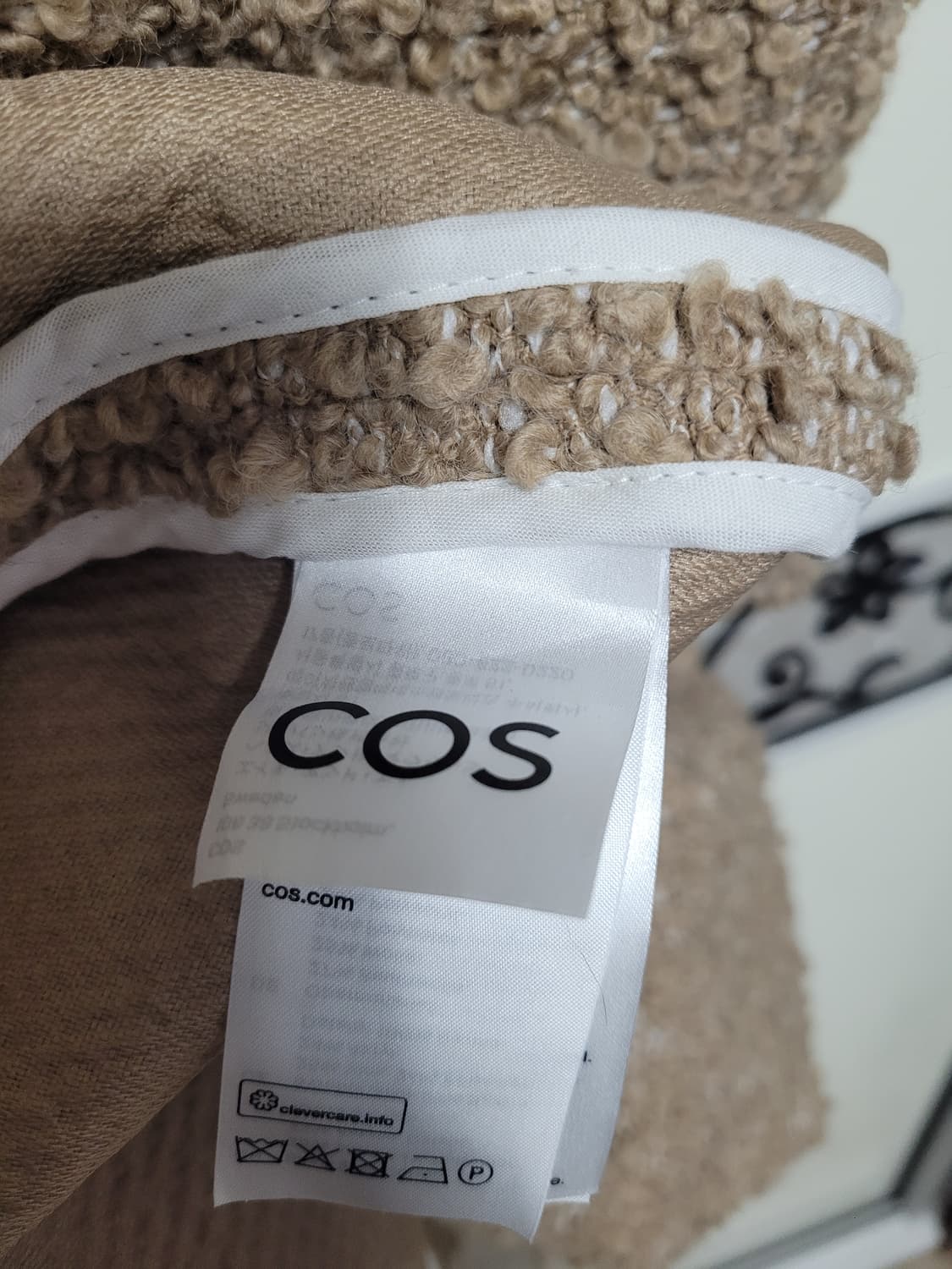 COS 코스 부클 롱코트 상품이미지8