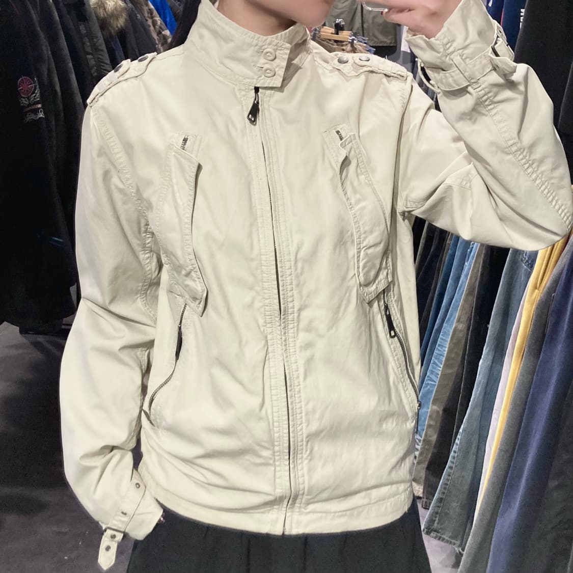  [IM]디젤 필드자켓 자켓 아이보리 상품이미지5