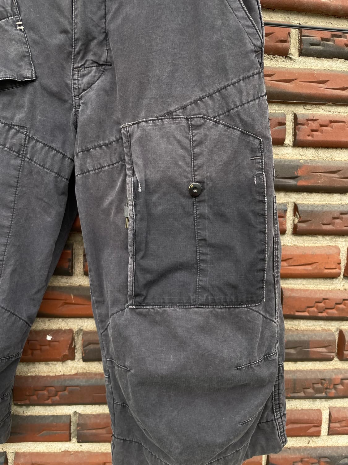 피그먼트 워싱 카고 쇼츠 상품이미지4