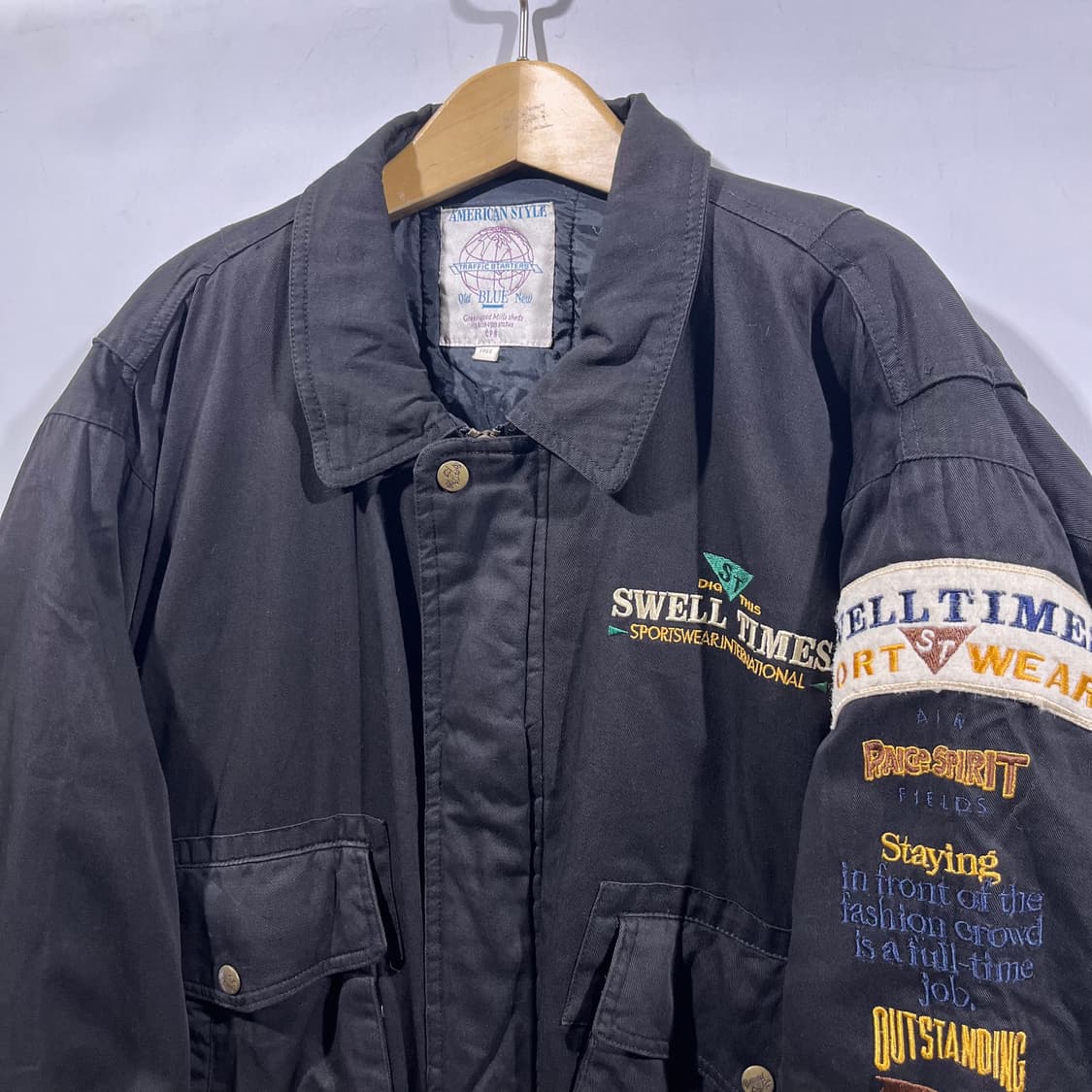 [JPN] 90's 재팬 빈티지 패치 봄버자켓 상품이미지3