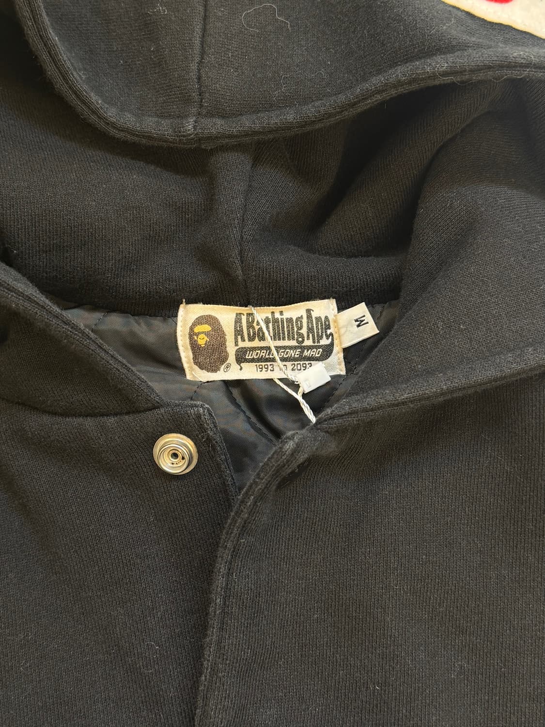 베이프 샤크 후디드 바시티 자켓 상품이미지3