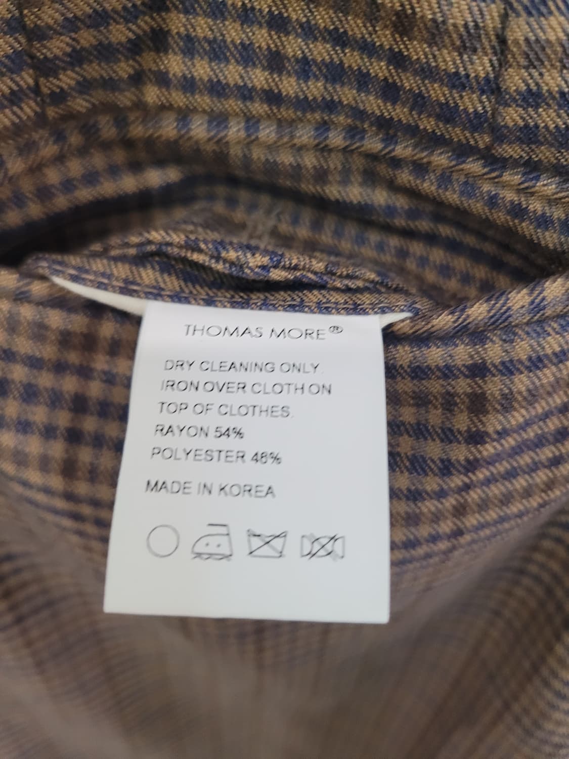 토마스모어 TC3-PT03 체크 투턱 팬츠 여성용 55반~66 상품이미지9