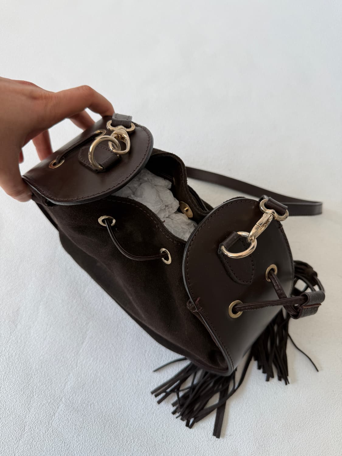 LE CAMP 레더&스웨이드 크로스백(ITALY) 상품이미지4