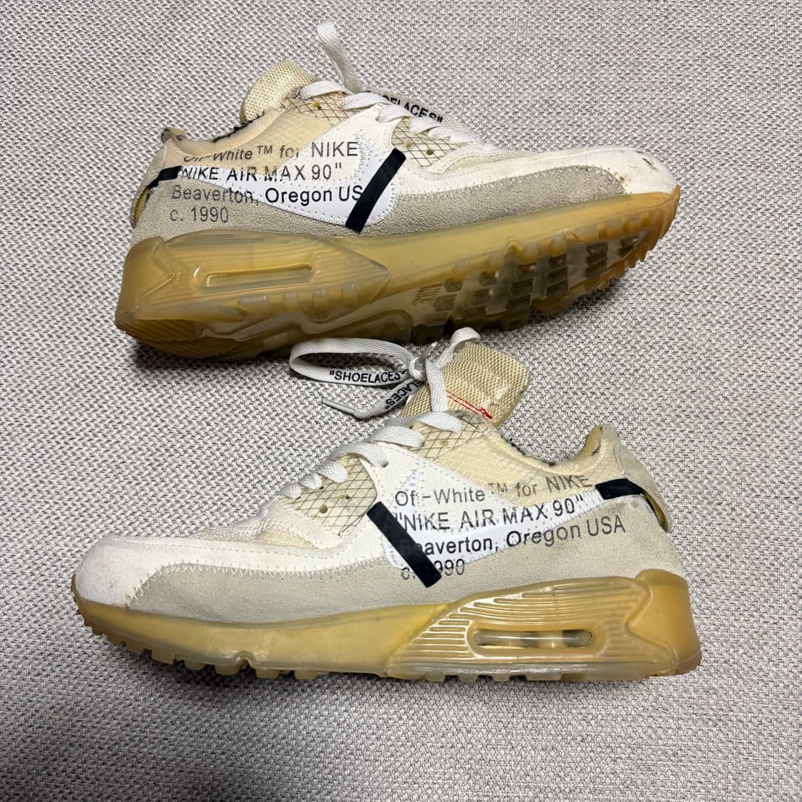 나이키 x 오프화이트 에어맥스 90 상품이미지2