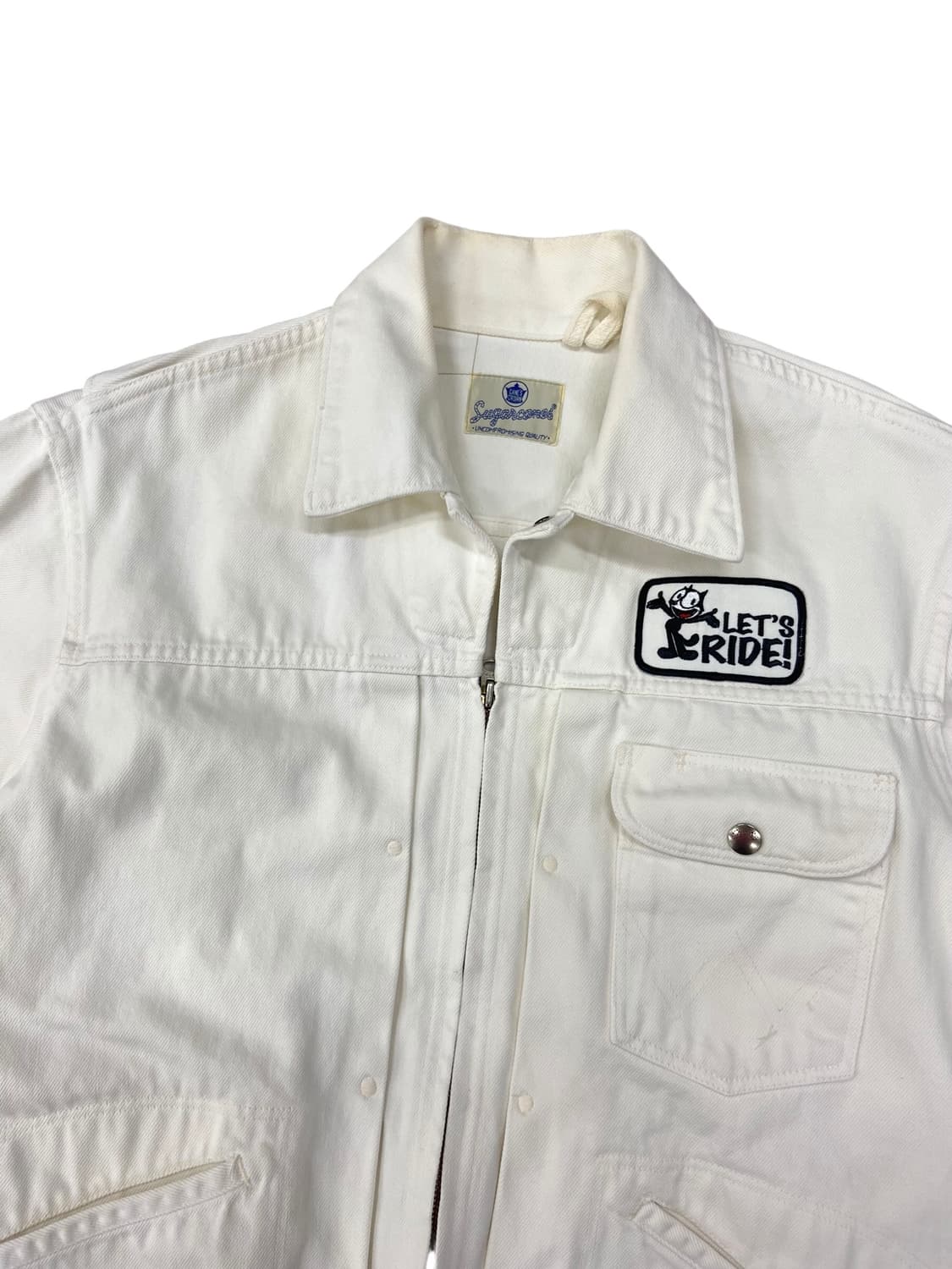 슈가케인 화이트 데님 자켓 상품이미지2