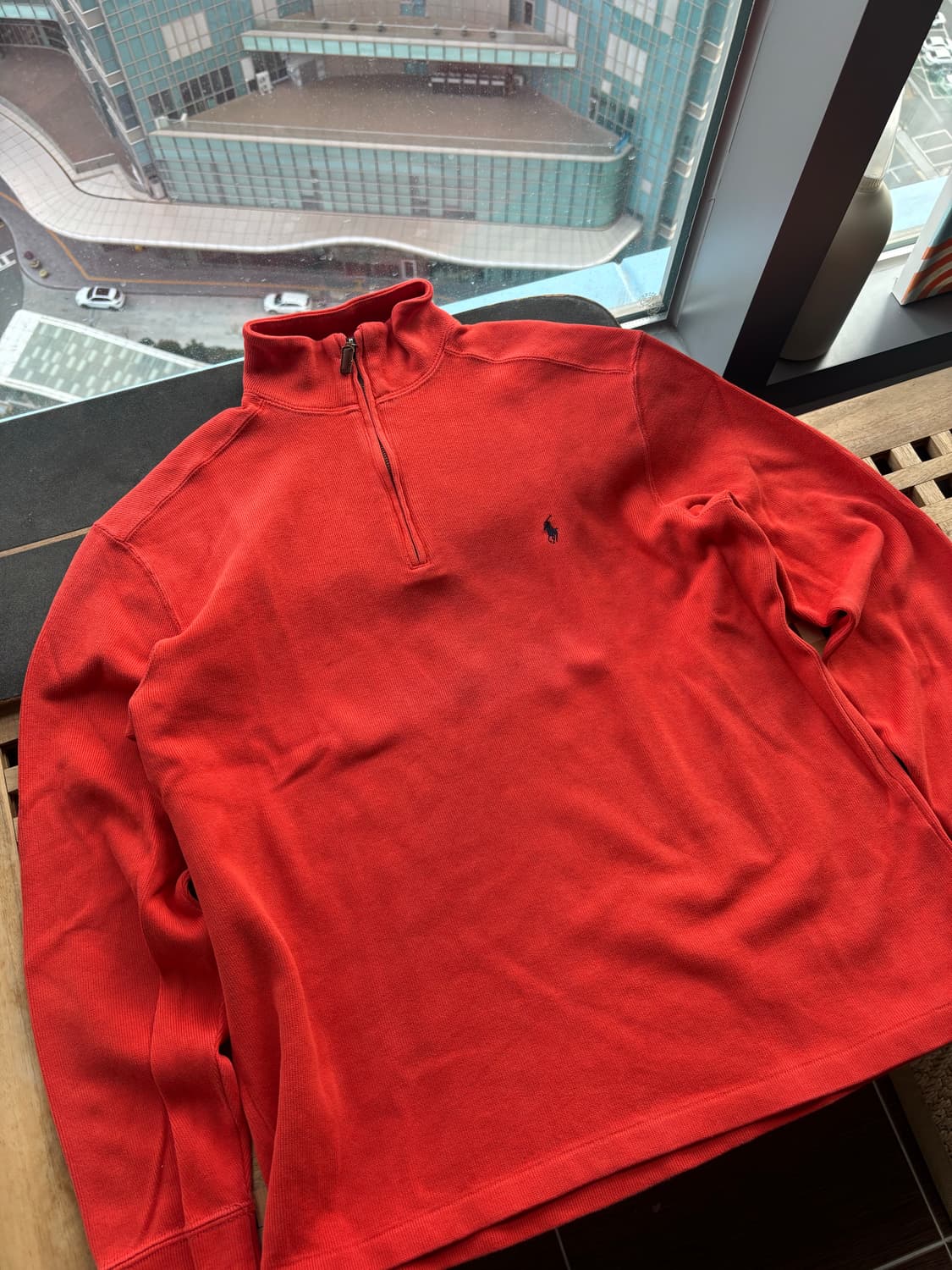 폴로랄프로렌 오렌지 하프 집업 m 상품이미지1