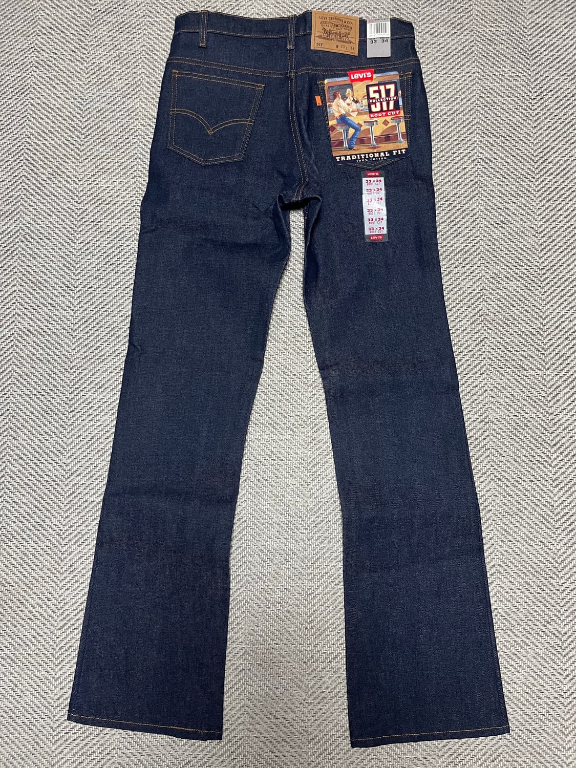 90s 리바이스 517 33x34 오렌지탭 데드스탁 상품이미지2