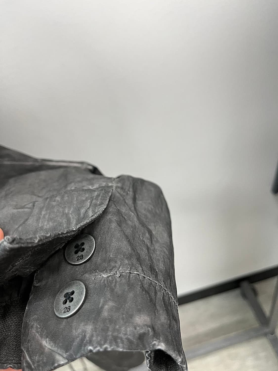 105) 트랜짓 피그먼트 피쉬테일 야상코트 상품이미지3