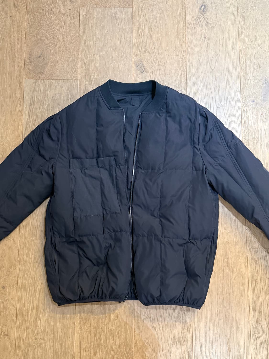 COS 리버서블 패딩 M 네이비 상품이미지1