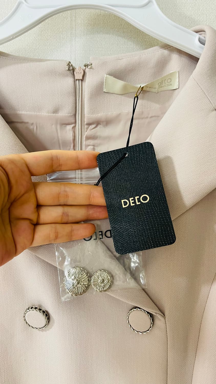 택달린 새상품) 데코DECO 카이로 벨티드 원피스(S) 정가 619,00 상품이미지5