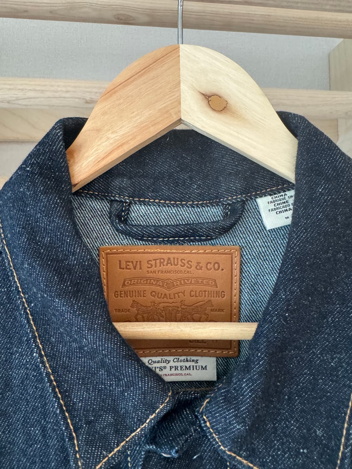 리바이스x비오탑 별주모델 타입2 청자켓 2세대 리바이스 프리미엄 상품이미지2