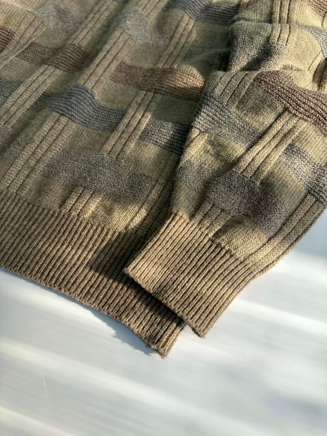 [M] Vulgaris 90s 일본 빈티지 블렌드 니트 스웨터 상품이미지7