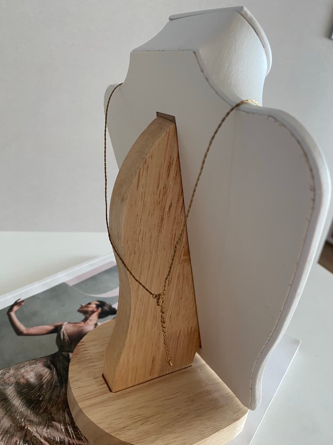 빈티지 목걸이 드롭 금색 체인 목걸이 상품이미지4