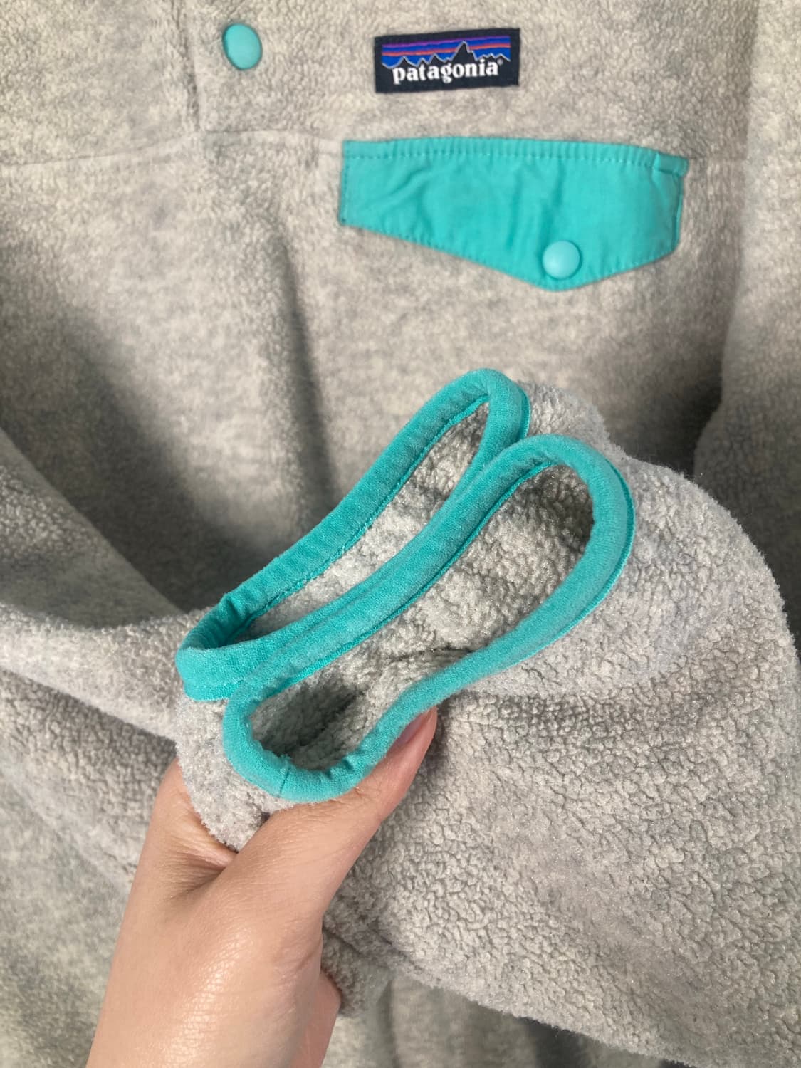 파타고니아 신칠라 오트밀/민트 (S) 상품이미지3