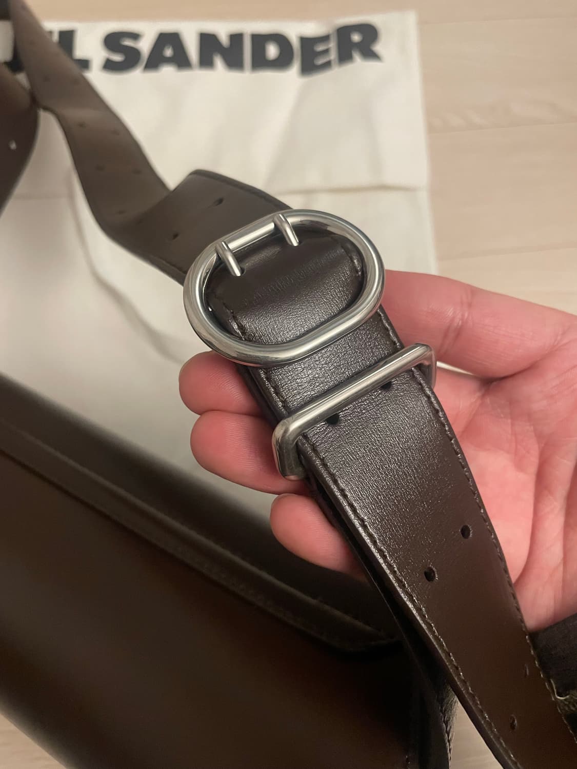 질샌더 미니 카놀로 스몰 에보니 컬러 상품이미지3