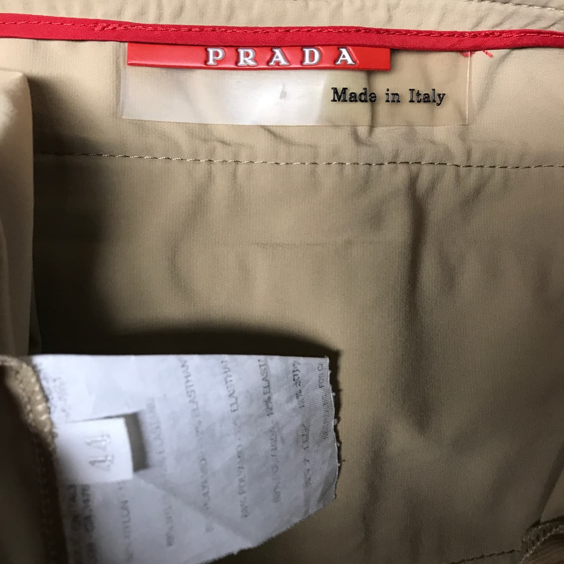 프라다 베이지 슬랙스 44(W) 상품이미지8