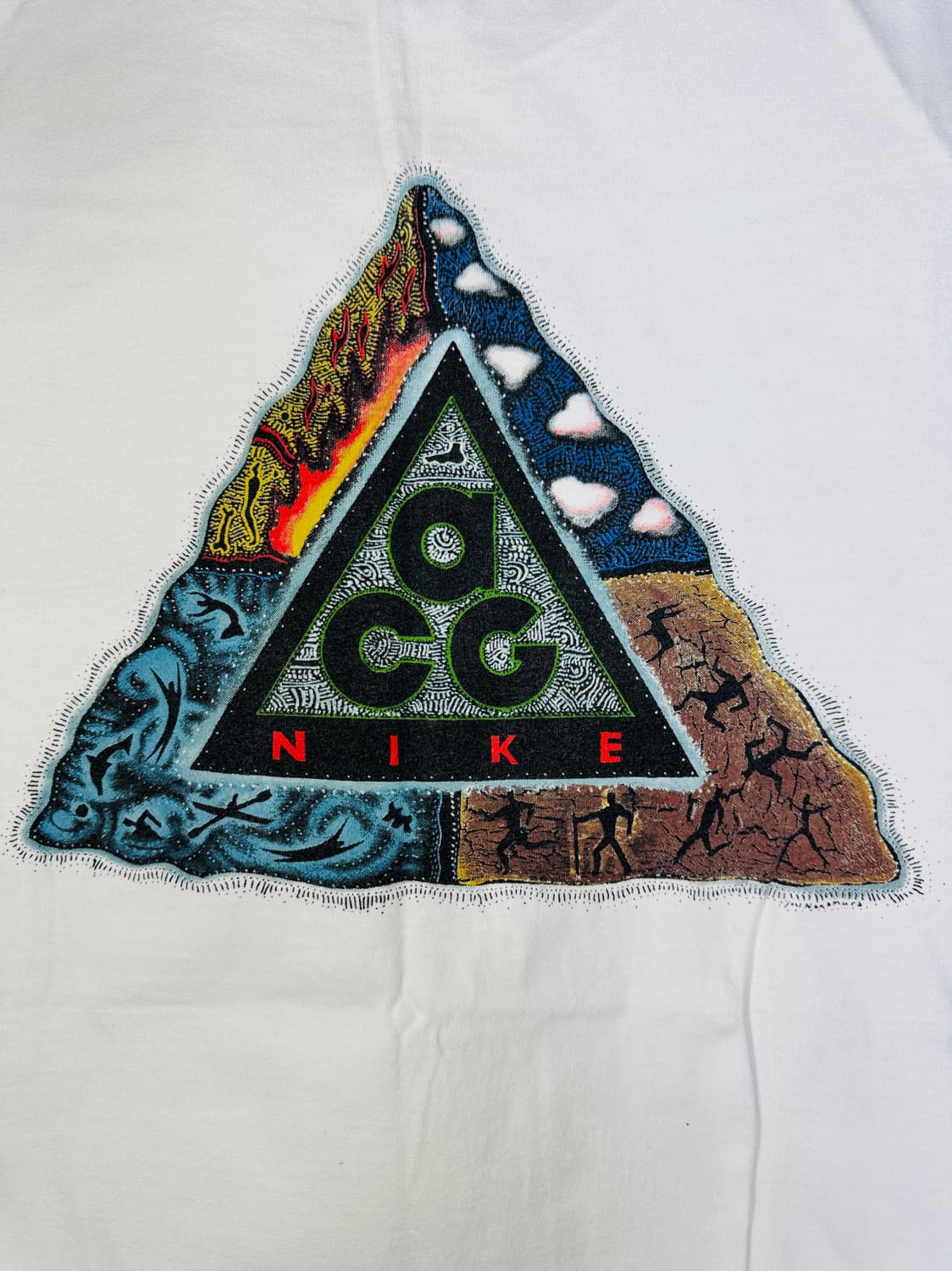빈티지 90s 나이키 ACG 포인트 백로고 티셔츠 M 상품이미지5