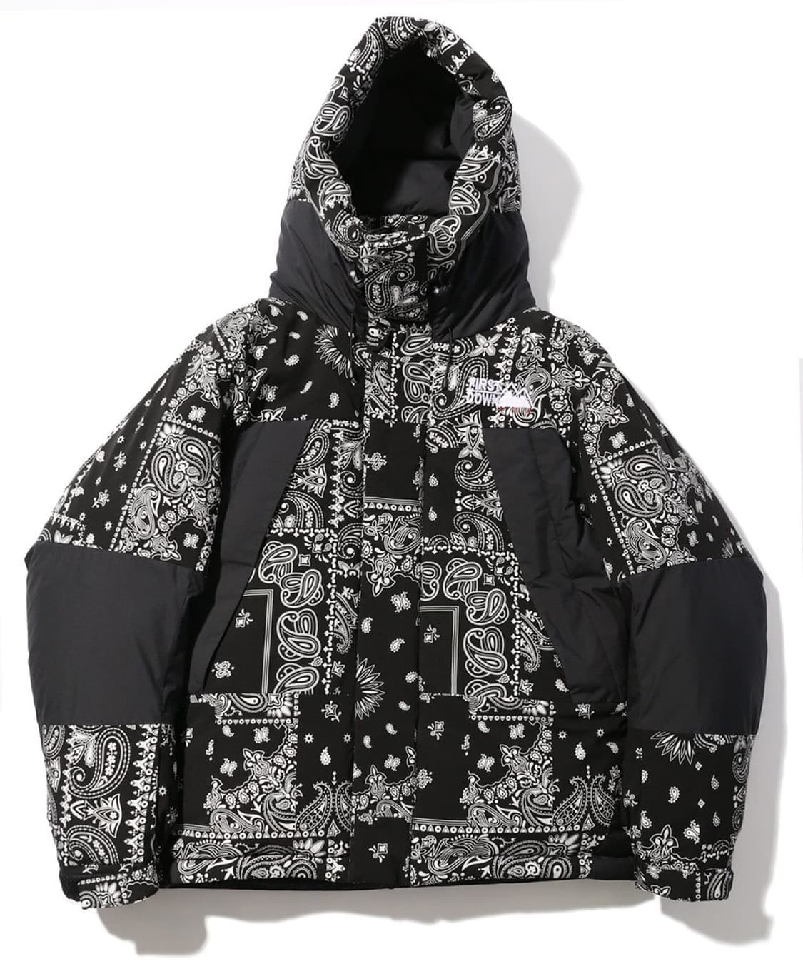 프릭스스토어 x 퍼스트다운 반다나 숏패딩 다운자켓 상품이미지2