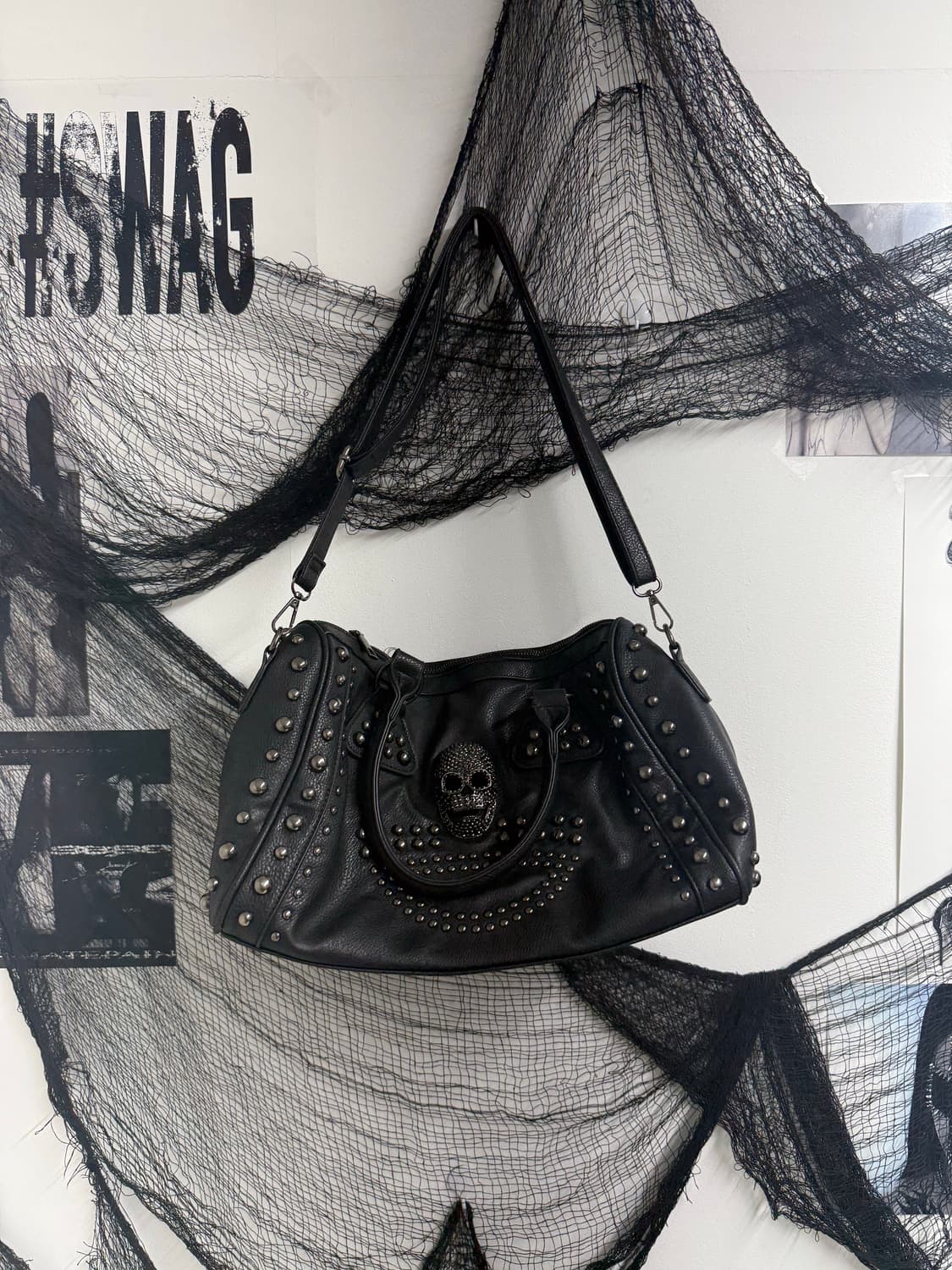 Punk mood skull studs bag 상품이미지1