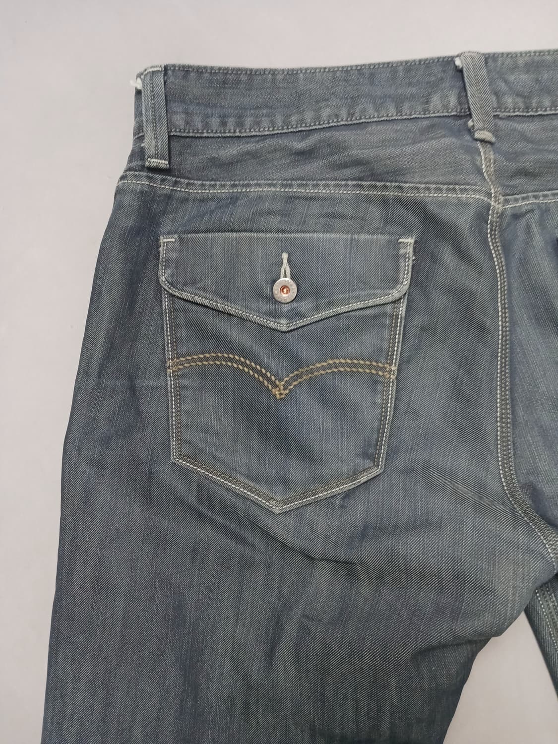 [36] 리바이스 흑청 린스드 포켓 레귤러진 청바지 상품이미지8