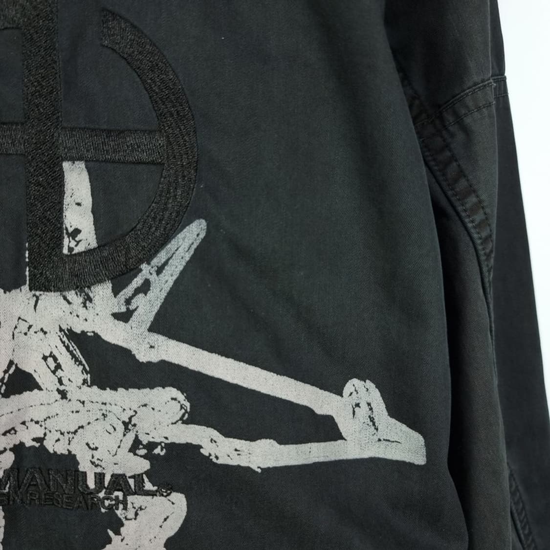 [노메뉴얼] (새상품) 후디드 G.P 필드 야상 자켓 챠콜 M20103 상품이미지4