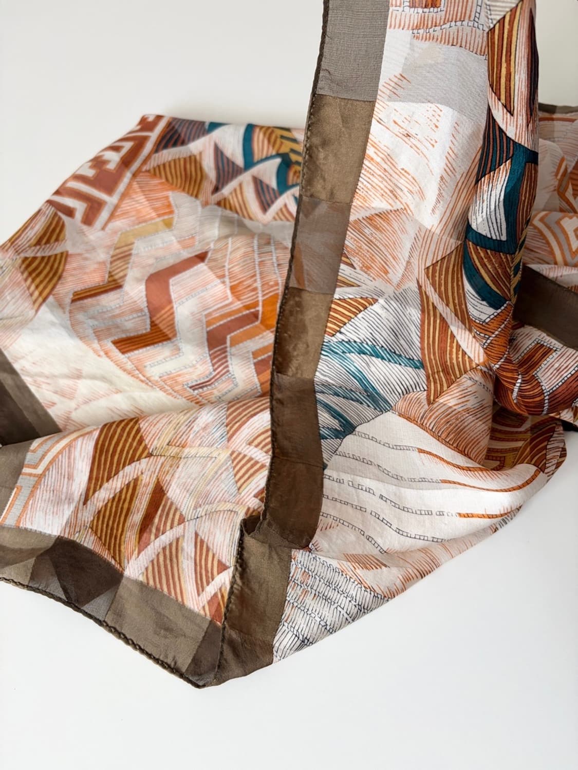 silk patterned scarf 상품이미지5