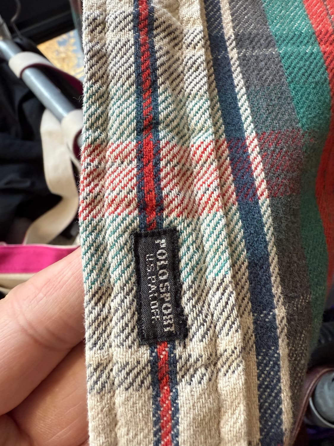 폴로 체크 셔츠 L  상품이미지3