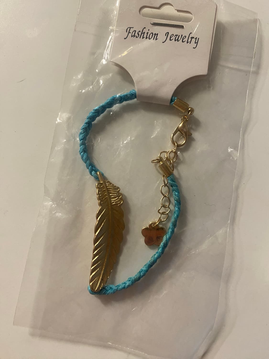 일본 새상품 깃털 모양 팔찌 상품이미지2