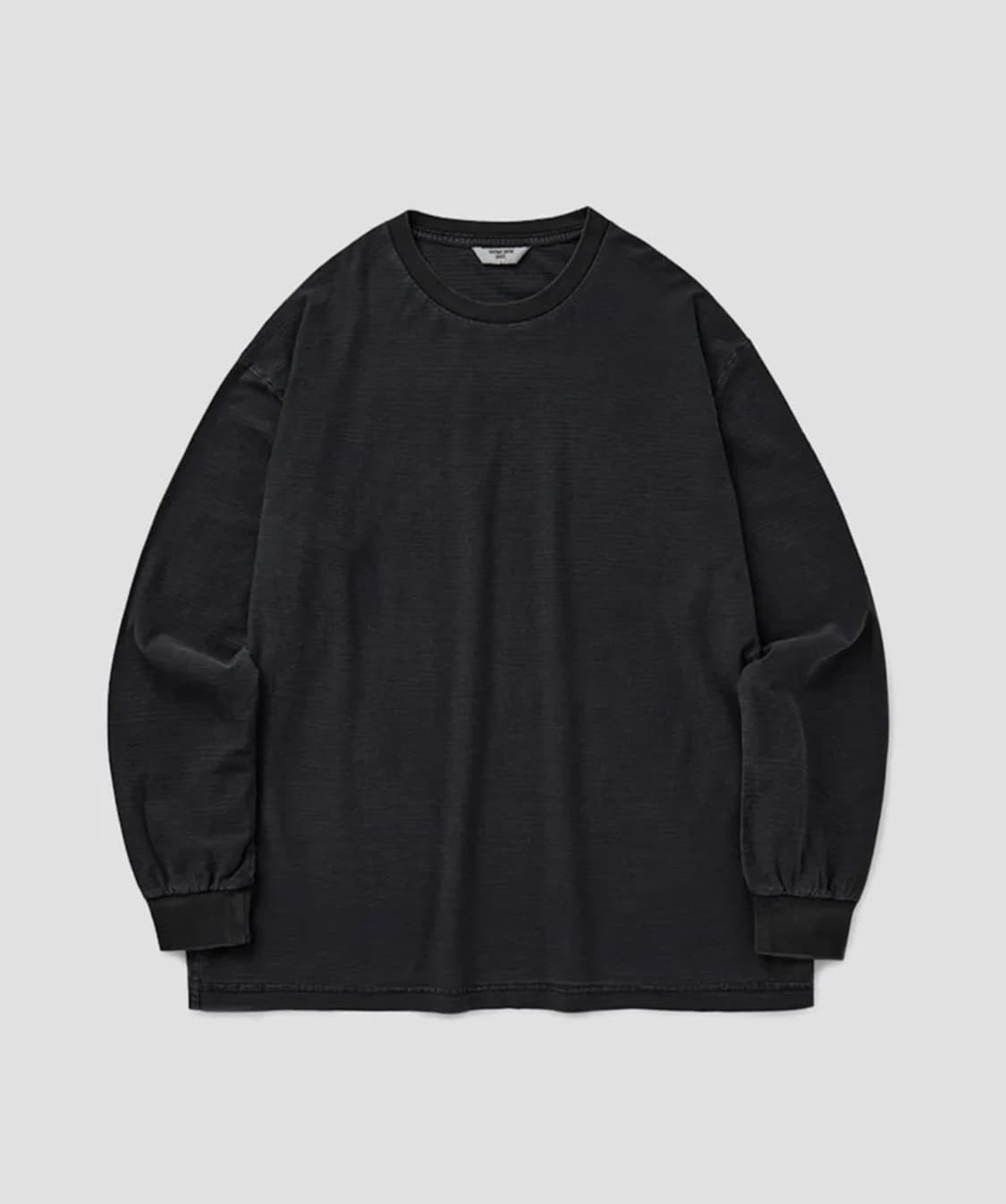 유니온블루 다이드 보더티 블랙 L사이즈 상품이미지1