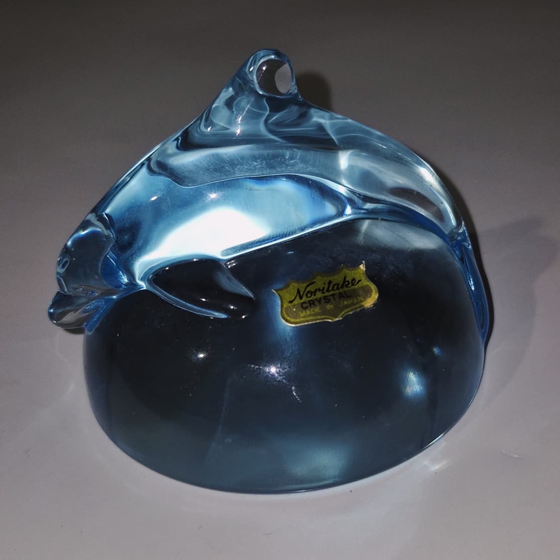 80s 노리다케 크리스탈 돌고래 아쿠아 문진 상품이미지6