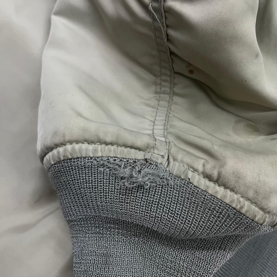 알파인더스트리 90s 레더카라 CWU-45P 항공 자켓 상품이미지8