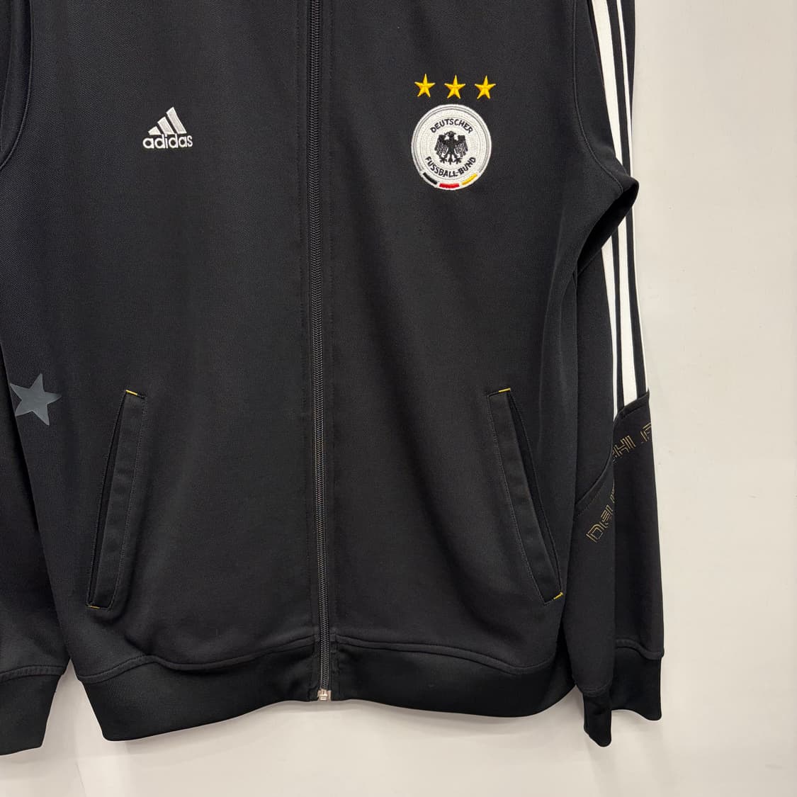 아디다스 독일 국대 블랙 트랙탑 져지 XL 상품이미지3